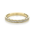 14K Yellow Gold Tacori Coastal Crescent Diamond Band (P1032B34F-YG)