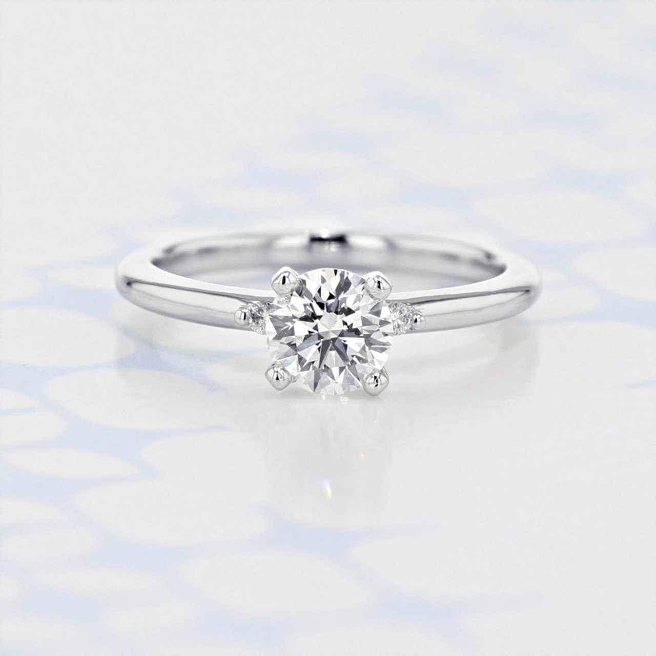 mined diamond engagement rings