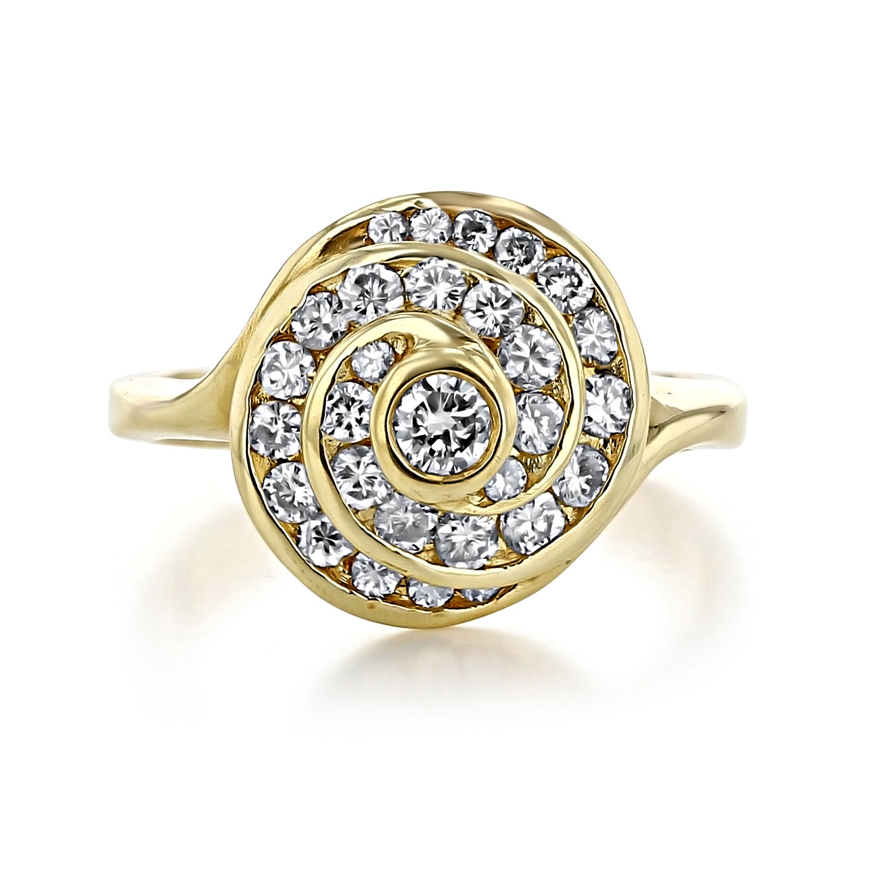Diamond fashion ring round cut 0.75 carat – Primestyle.com
