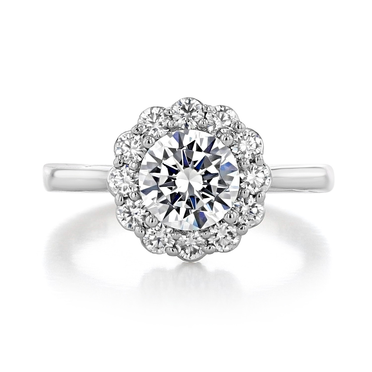 Tacori platinum diamond engagement on sale ring