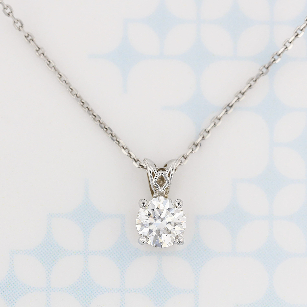 Moissanite gold clearance necklace