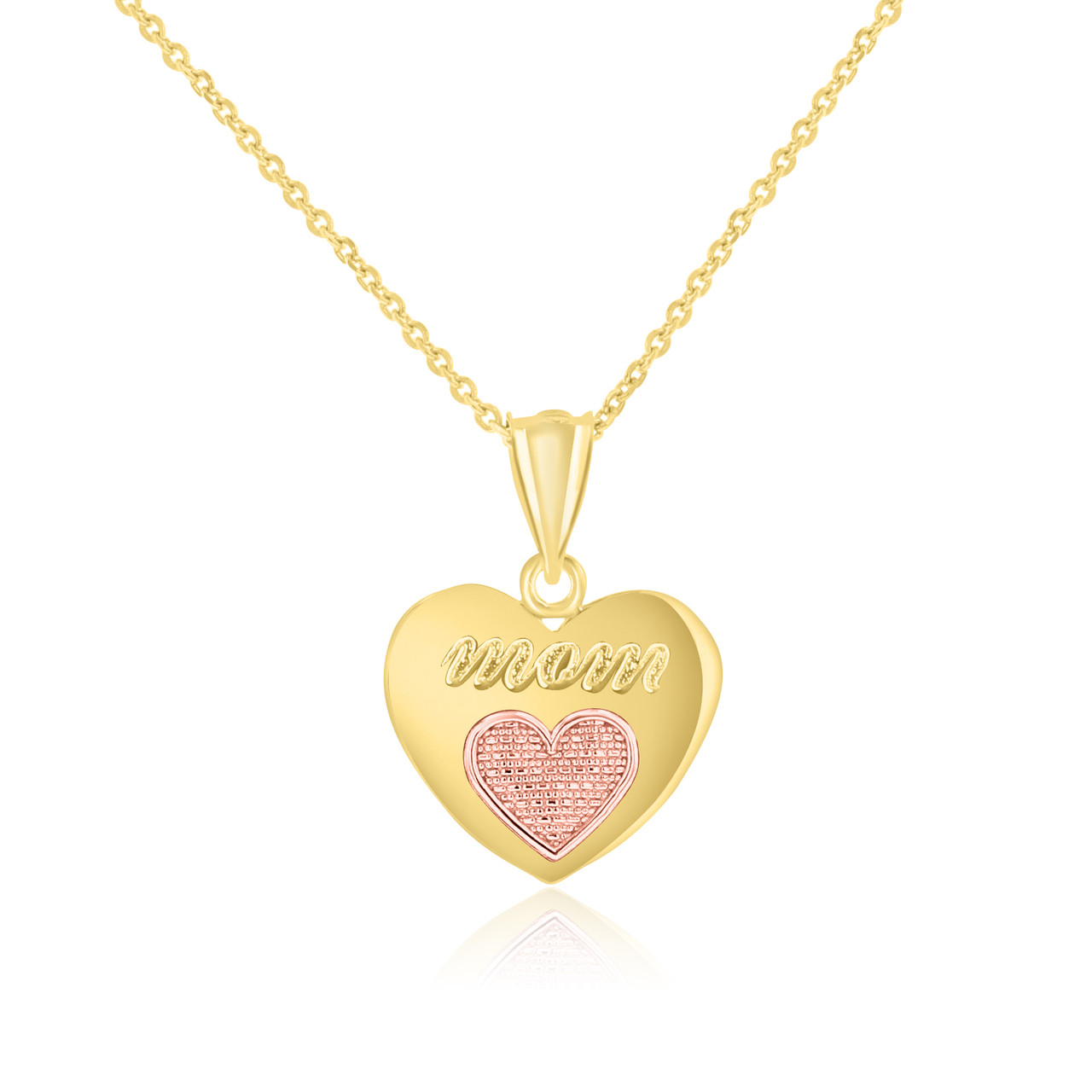 New Engraveable Dainty Heart Tag Necklace *Choose your Metal* - Jewelz by  Angie