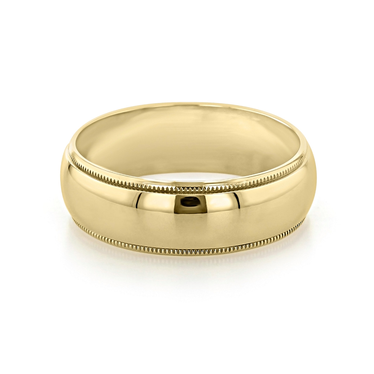 yellow gold wedding ring