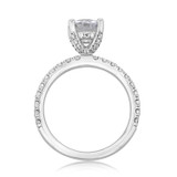 1.25 ct Round Gabriel Micro-Prong White Gold Engagement Ring (GC39)