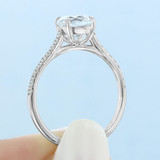 1 ct Danhov Classico Micro-Prong White Gold Engagement Ring  (CL138)