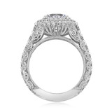 2.70 Ct. Round Platinum Tacori RoyalT Moissanite Engagement Ring (HT2613RD9-M)