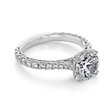 2.00 Ct. Round Moissanite Platinum Tacori RoyalT Engagement Ring (HT2663RD8-M)