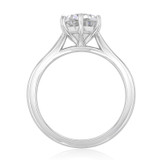 1.50 ct Round 6-Prong Solitaire Platinum Engagement Ring (EV117-PL)