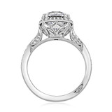 2.50 ct Tacori Dantela White Gold Engagement Ring (2639RDP85)