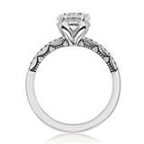 1.50 ct Tacori Coastal Crescent Platinum Engagement Ring (P104RD75-PL)
