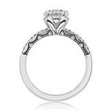 1.50 ct Tacori Coastal Crescent Platinum Engagement Ring (P104RD75)