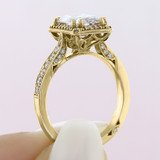 2 ct Tacori Dantela Yellow Gold Engagement Ring (2620ECLGPY)