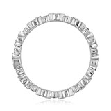 14K White Gold Marquise Alternating Eternity Diamond Band (LB260-2)