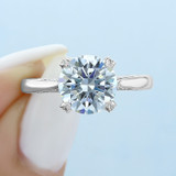 3 ct Tacori RoyalT Platinum Engagement Ring (HT2625RD9)