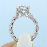 3 ct Tacori RoyalT Platinum Engagement Ring (HT2626RD9)