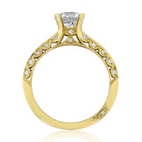 1 ct Tacori Classic Crescent Yellow Gold Engagement Ring (2616RD65)