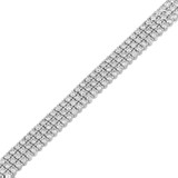 4.64 ctw Three Row Lab Diamond Tennis Bracelet (7001250) 