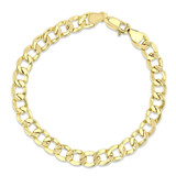 14K Yellow Gold Curb Link Bracelet (7001253)