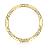 18K Yellow Gold Tacori Studded Crescent Diamond Wedding Band (HT2582BET-YG)