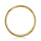 18K Yellow Gold Men's Tacori Flat-Top Polished Wedding Band (140-6-YG)