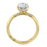 2 ct Simply Tacori Solitaire Yellow Gold Engagement Ring (268815PS11X7Y)