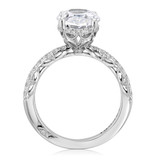 3 ct Tacori Dantela Hidden Bloom Platinum Engagement Ring (269022OV115X85-PL)