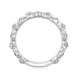 14K White Gold Pavé Set Diamond Band (GC01B-WG)