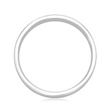 6mm Platinum Men's Brushed Wedding Band (FG17-PL)