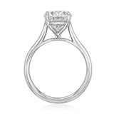 3.50ct. Oval Shape Moissanite White Gold Solitaire Engagement Ring (SO71OVY-M)