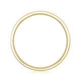 14K Yellow Gold 6mm Men's Hammered Wedding Band (FG114-YG)