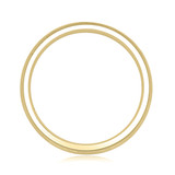 14K Yellow Gold 6mm Men's Hammered Wedding Band (FG118-YG)