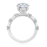 2.50 ct Oval Prong-Set White Gold Engagement Ring (EV21-WG)