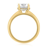 1.50 ct Round Solitaire Yellow Gold Engagement Ring (EV53)