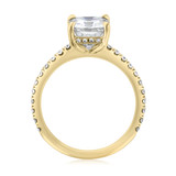 2.50 ct Radiant Micro-Prong Yellow Gold Engagement Ring (EV160RA-YG)