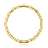 14K Yellow Gold 3mm Flat Top High Polished Band (WB458Y)