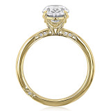 2 ct Simply Tacori Solitaire Yellow Gold Engagement Ring (268215OV95X7Y-YG)