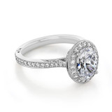 2 ct Tacori RoyalT Platinum Engagement Ring (HT2652OV9X7)