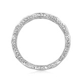 14K White Gold Marquise Shape Pavé Set Diamond Band (LB124)