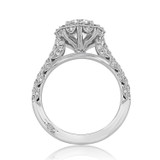 1.25 ct Tacori Petite Crescent White Gold Engagement Ring (HT2556RD7)