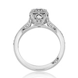 1 ct Tacori Dantela White Gold Engagement Ring (2620RDSMP)