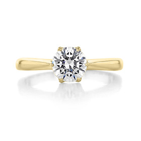 1 ct Danhov Classico 6-Prong Yellow Gold Engagement Ring  (CL117-YG)