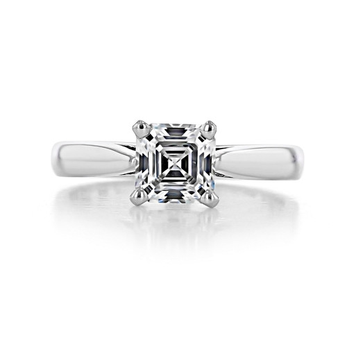 1.25 ct Asscher Cut Solitaire Engagement Ring (SO60)