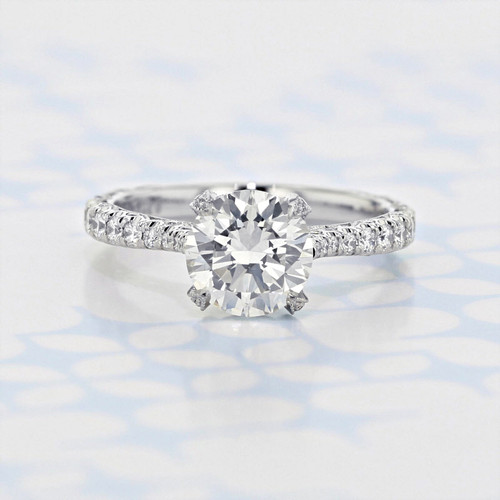 2.00 ct Round Shape Earth Mined Diamond Tacori RoyalT Platinum Engagement Ring (2006424)