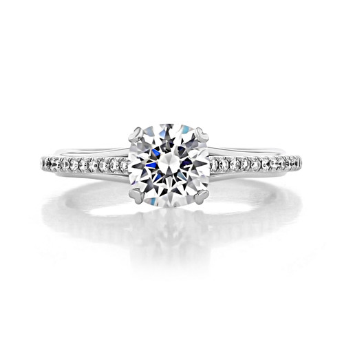 1 ct Danhov Unito Micro-Prong White Gold Engagement Ring  (UE111)