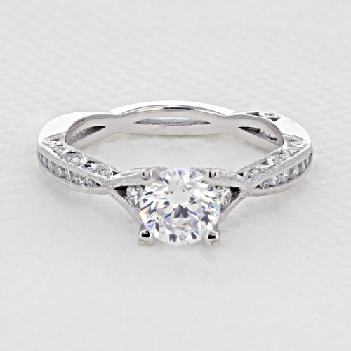 0.60 ct Tacori Classic Crescent Moissanite Engagement Ring (2645RD61/2-M)