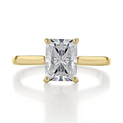 1 ct Radiant Cut Solitaire Yellow Gold Engagement Ring (SO71-YG)
