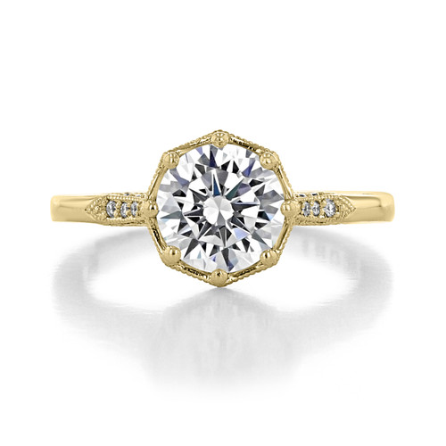 1.25 ct Simply Tacori Yellow Gold Engagement Ring (2653RD7-YG)