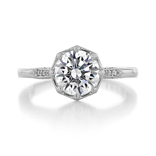 1.50 ct Simply Tacori Platinum Engagement Ring (2653RD75-PL)