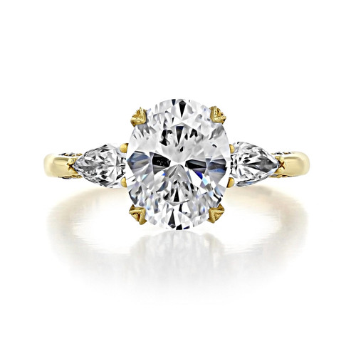 2.50 ct Tacori RoyalT Yellow Gold Engagement Ring (HT2628OV10X8-YG)