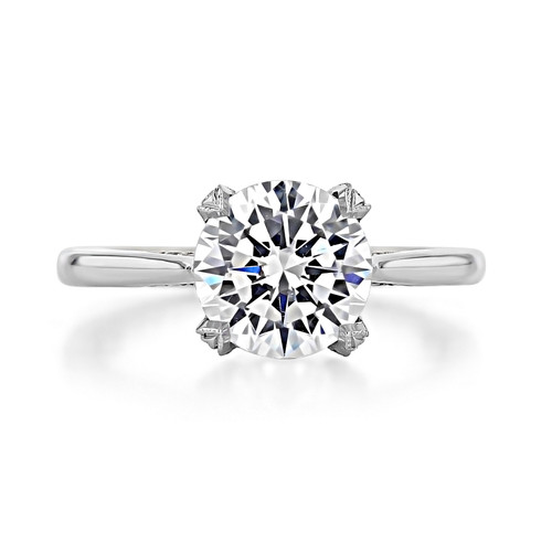 2.50 ct Simply Tacori Solitaire White Gold Engagement Ring (2678RD85)